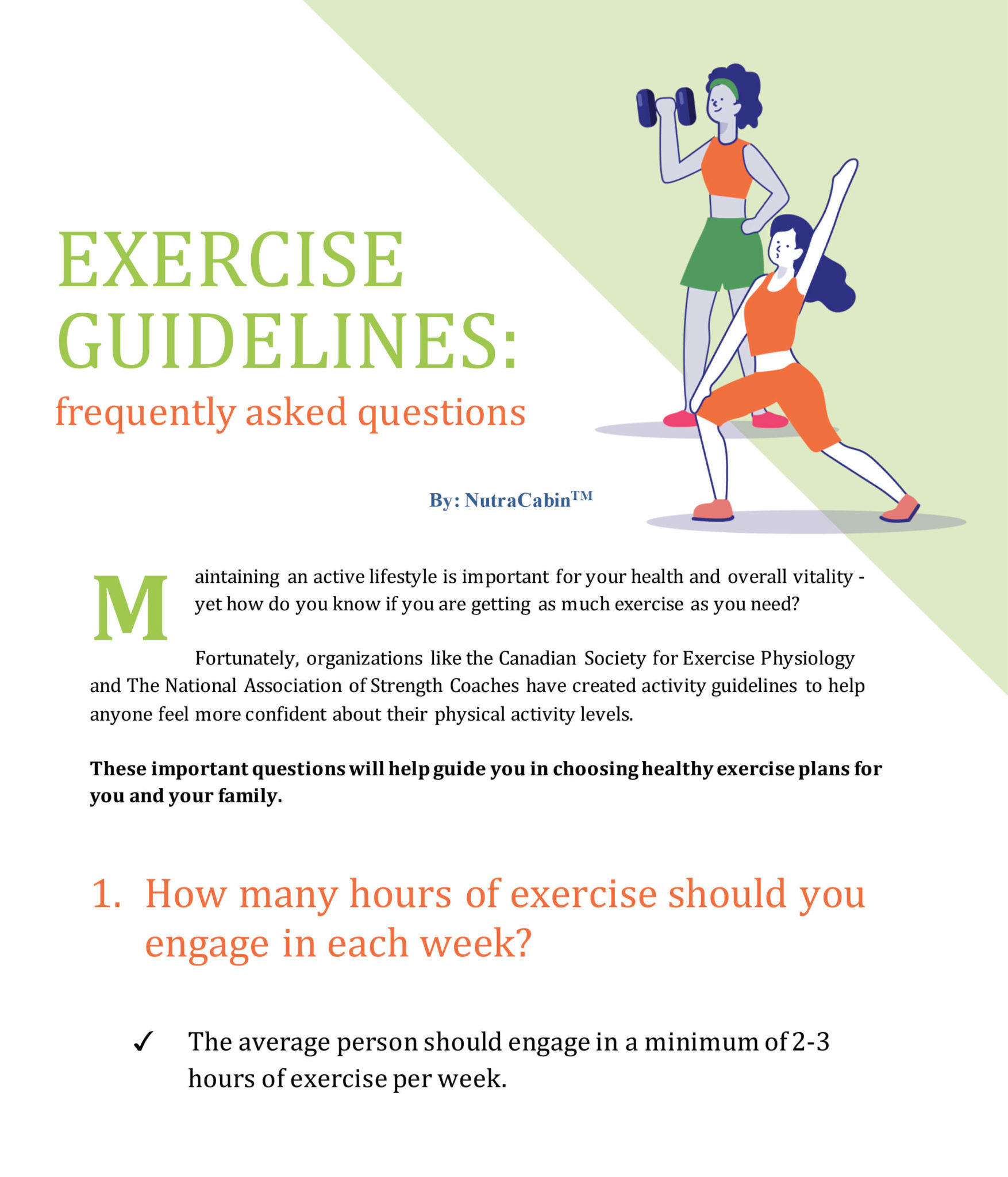 exercise-guidelines-faq-nutracabin